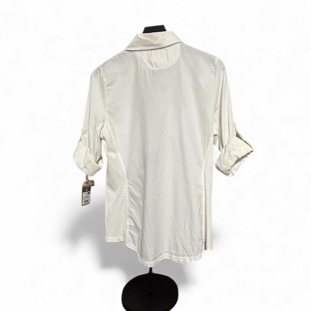 Converse Women's One - Star Long Sleeve Button Down Shirt (L) - Picture 7 of 15